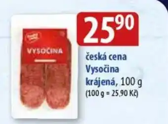 Bala česká cena Vysočina krájená nabídka