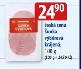 Bala česká cena Šunka výběrová krájená nabídka