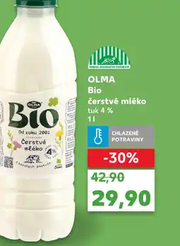 Trefa OLMA Bio čerstvé mléko nabídka