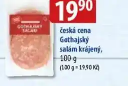 Bala česká cena Gothajský salám krájený nabídka