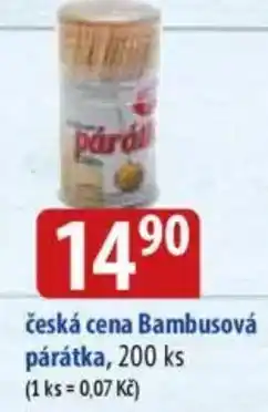 Bala česká cena Bambusová párátka nabídka