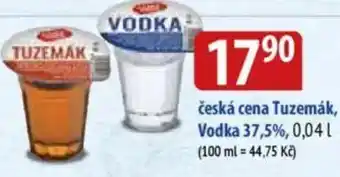 Bala česká cena Tuzemák, Vodka 37,5% nabídka