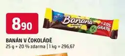 Terno Banana v čokoládě 25g + 20% zdarma nabídka