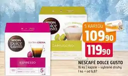 Terno Nescafé Dolce Gusto kávové kapsle 16ks různé druhy nabídka