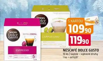 Terno Nescafé Dolce Gusto kávové kapsle 16ks různé druhy nabídka