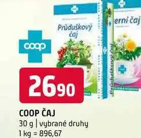 Terno Coop čaj 30 g vybrané druhy nabídka