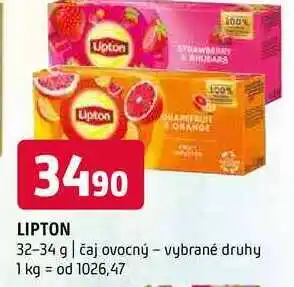 Terno Lipton 32-34 g čaj ovocný vybrané druhy nabídka