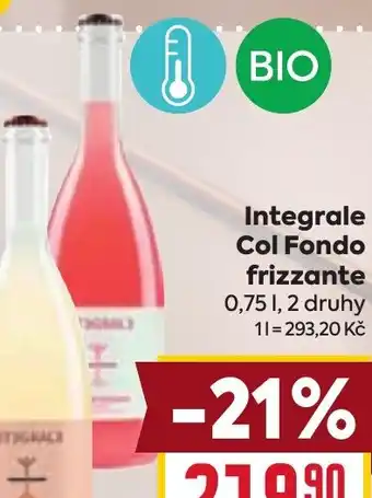 Billa Integrale Col Fondo frizzante nabídka