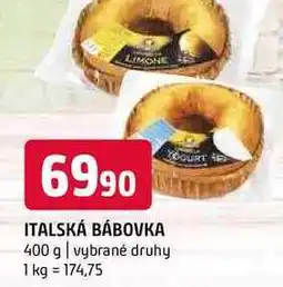 Terno Italská bábovka 400 g vybrané druhy nabídka