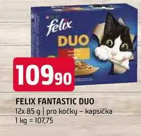 Terno Felix fantastic duo 12x 85 g pro kočky kapsička nabídka