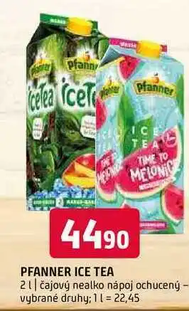 Terno Pfanner Ice tea 2l, vybrané druhy nabídka