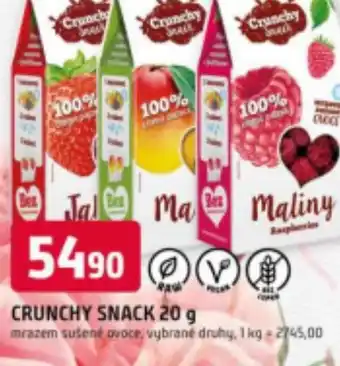 Trefa CRUNCHY Snack nabídka