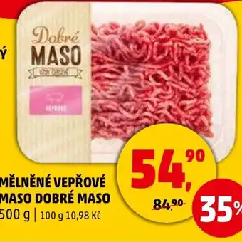 Penny Market Mělněné vepřové maso dobré maso nabídka