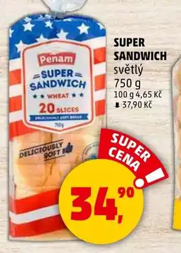 Penny Market Super sandwich světlý nabídka