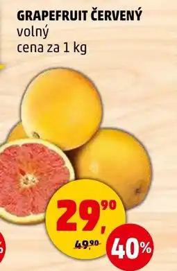 Penny Market Grapefruit červený volný nabídka