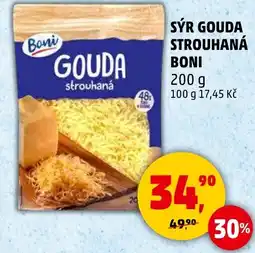 Penny Market Sýr gouda strouhaná BONI nabídka