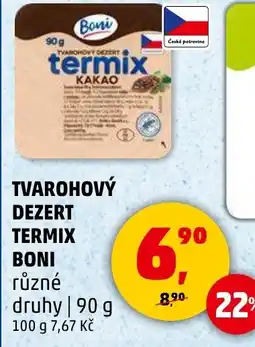 Penny Market Tvarohový dezert termix BONI nabídka