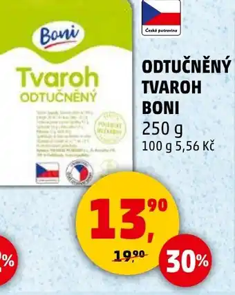 Penny Market Odtučněný tvaroh BONI nabídka