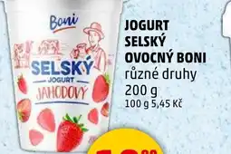 Penny Market Jogurt selský ovocný BONI nabídka