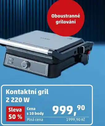 Penny Market Kontaktní gril 2 200 W nabídka