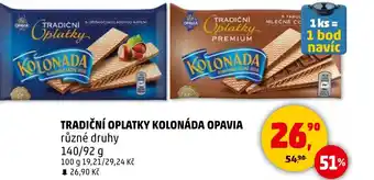 Penny Market Tradiční oplatky kolonáda OPAVIA nabídka