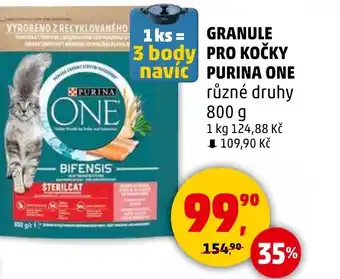 Penny Market Granule pro kočky purina one nabídka