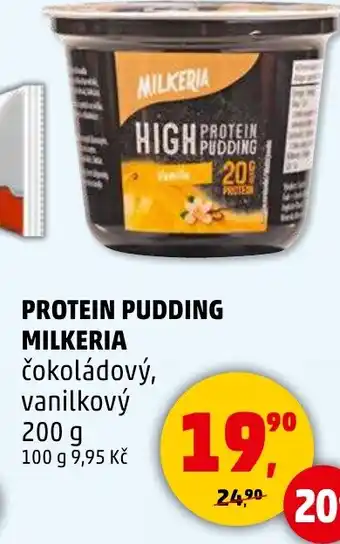 Penny Market Protein pudding MILKERIA čokoládový, vanilkový nabídka