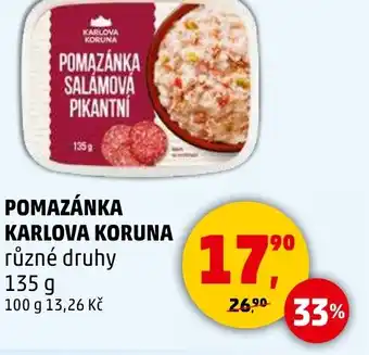 Penny Market Pomazánka karlova koruna nabídka