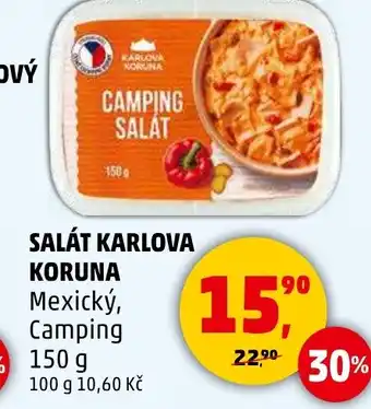 Penny Market Salát karlova koruna Mexický, Camping nabídka