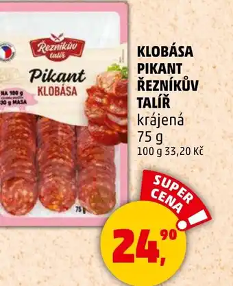 Penny Market Klobása pikant řezníkův talíř krájená nabídka