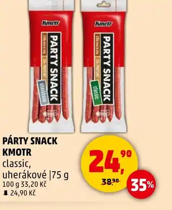 Penny Market Párty snack kmotr classic, uherákové nabídka