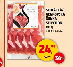 Penny Market Sedlácká/ venkovská šunka selection nabídka