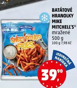 Penny Market Batátové hranolky MIKE MITCHELL'S mražené nabídka