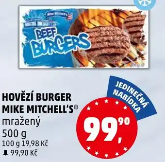 Penny Market Hovězí burger MIKE MITCHELL'S mražený nabídka