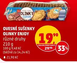 Penny Market ENJOY Ovesné sušenky olinky nabídka