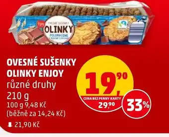 Penny Market ENJOY Ovesné sušenky olinky nabídka