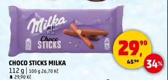 Penny Market MILKA Choco sticks nabídka