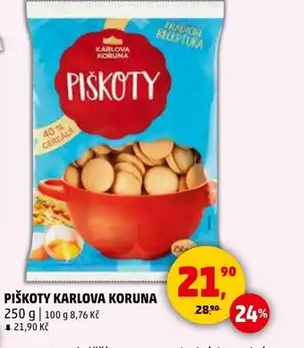 Penny Market KARLOVA KORUNA Piškoty nabídka