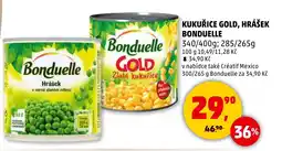 Penny Market BONDUELLE Kukuřice gold, hrášek nabídka