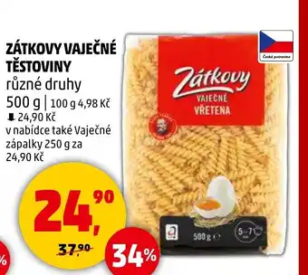 Penny Market Zátkovy vaječné těstoviny nabídka