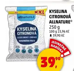 Penny Market ALLNATURE Kyselina citronová nabídka