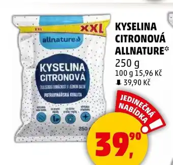 Penny Market ALLNATURE Kyselina citronová nabídka