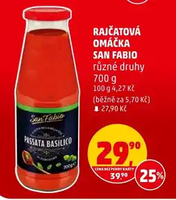 Penny Market SAN FABIO Rajčatová omáčka nabídka