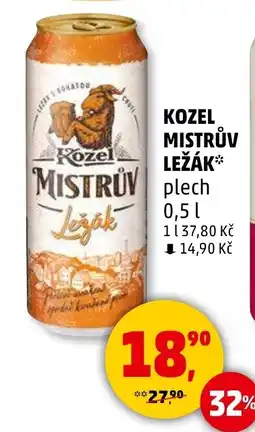 Penny Market Kozel Mistrův Ležák nabídka