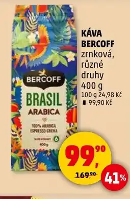 Penny Market BERCOFF Káva nabídka