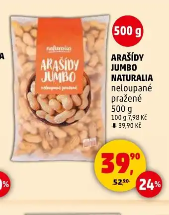 Penny Market NATURALIA Arašídy nabídka