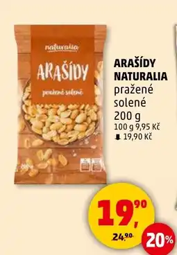 Penny Market NATURALIA Arašídy nabídka