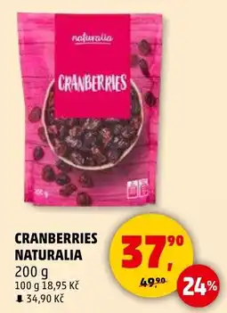 Penny Market NATURALIA Cranberries nabídka