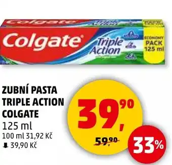 Penny Market COLGATE Zubní pasta Triple action nabídka