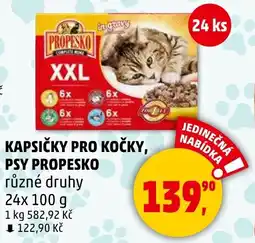 Penny Market PROPESKO Kapsičky pro kočky, psy nabídka